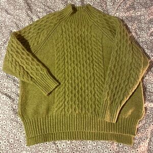 Tan Cable Knit Sweater